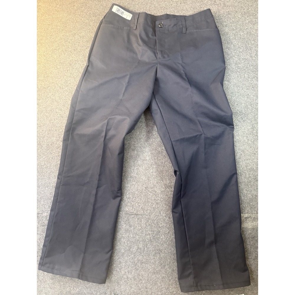 Red Kap PZ33NV Women's Navy Industrial Work Pants Size 14